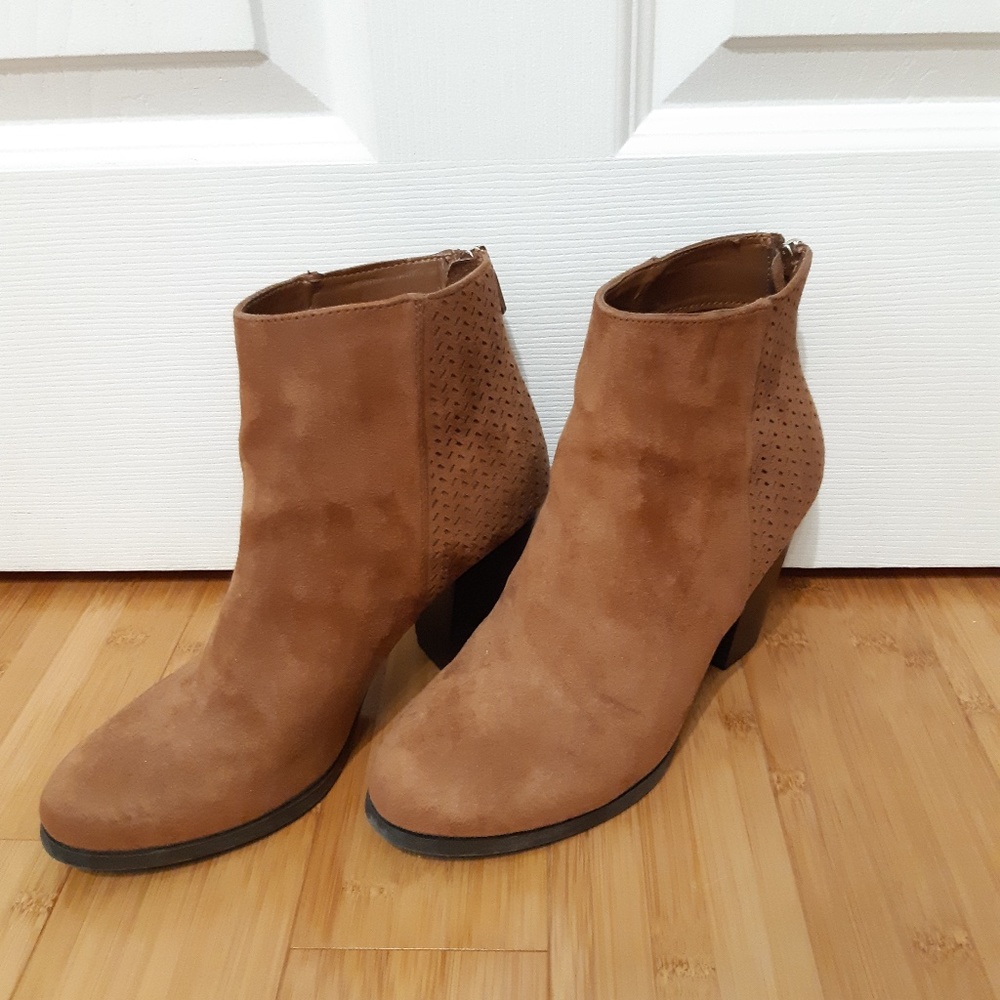 Suede ankle boots